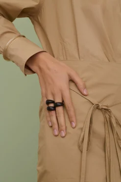 Fashion Soeur bague zea marronfoncé
