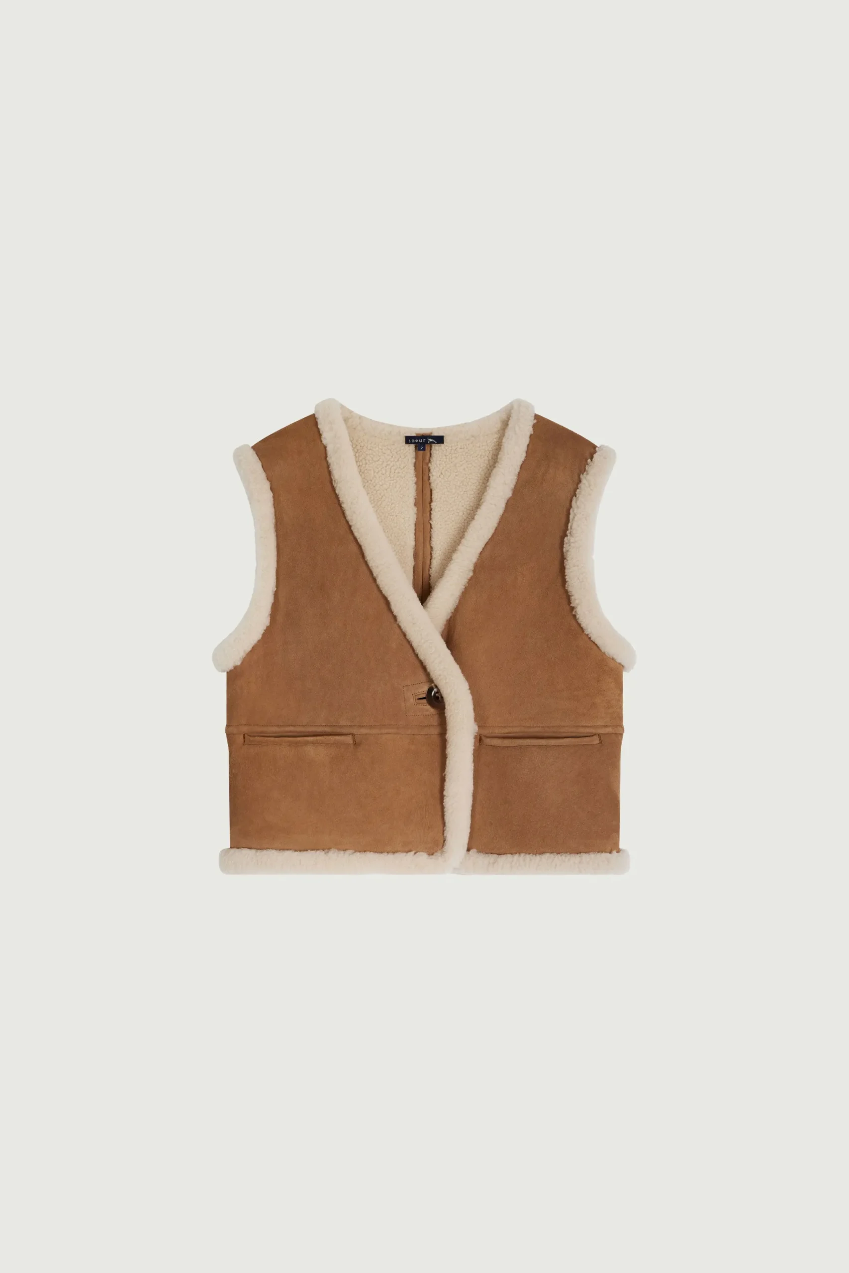 Sale Soeur blouson pyrenees miel