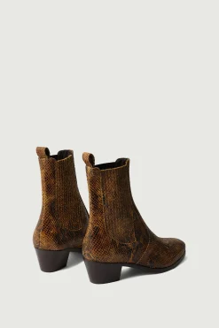 Outlet Soeur boots gazette python
