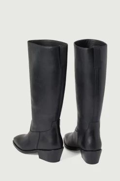 Discount Soeur bottes bergam noir