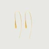 Clearance Soeur boucles d'oreilles dormeuses doré