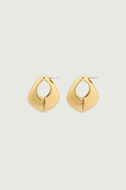Fashion Soeur boucles d'oreilles maxi doré