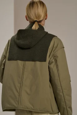 Hot Soeur cagoule welcome kakifoncé