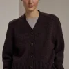 Online Soeur cardigan alesio gris/bordeaux