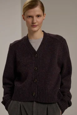 Online Soeur cardigan alesio gris/bordeaux