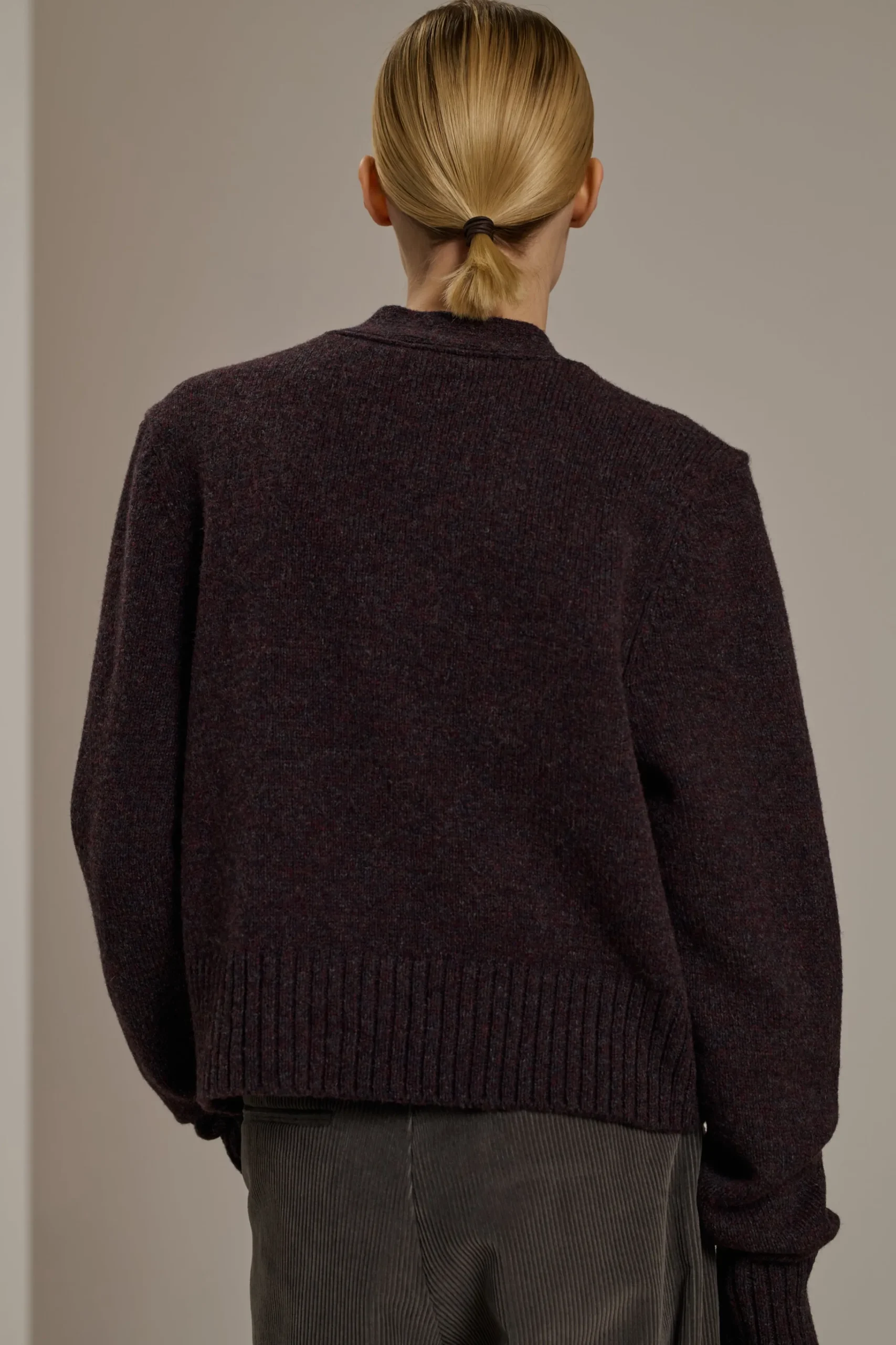 Online Soeur cardigan alesio gris/bordeaux