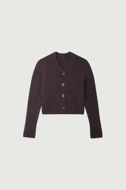 Online Soeur cardigan alesio gris/bordeaux