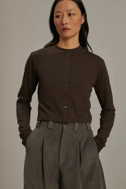New Soeur cardigan barbara charbon