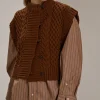 Outlet Soeur cardigan baron châtaigne