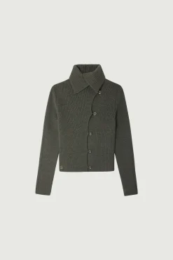 New Soeur cardigan wimy kakifoncé