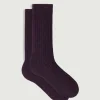 Hot Soeur chaussettes cassis prune