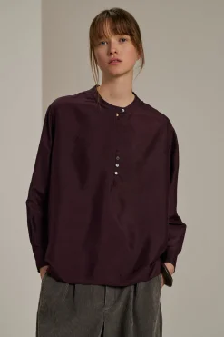 Fashion Soeur chemise baden aubergine