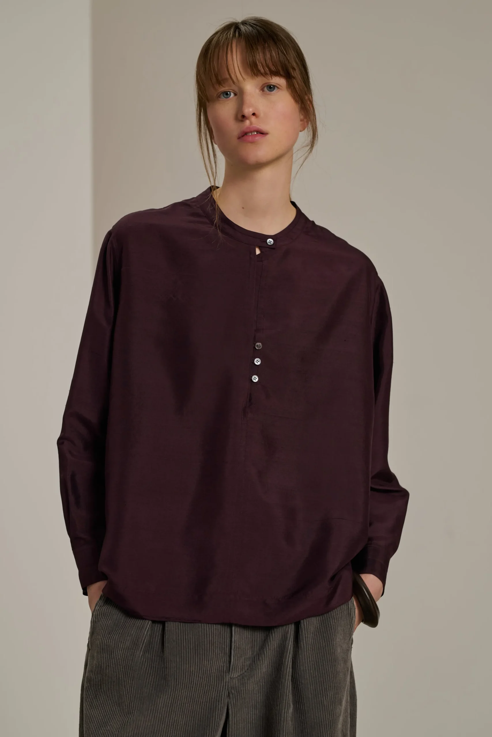 Fashion Soeur chemise baden aubergine