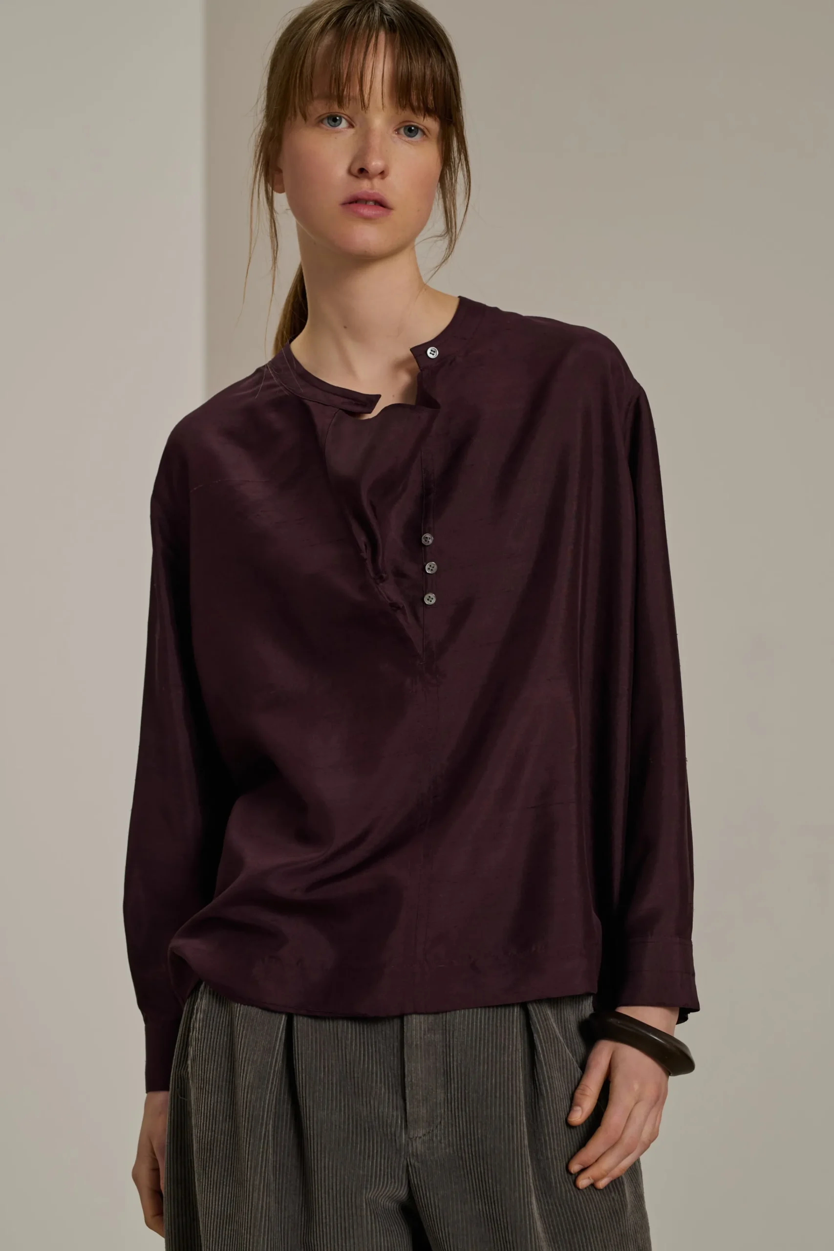 Fashion Soeur chemise baden aubergine
