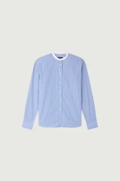 Outlet Soeur chemise bermudes bleu/blanc