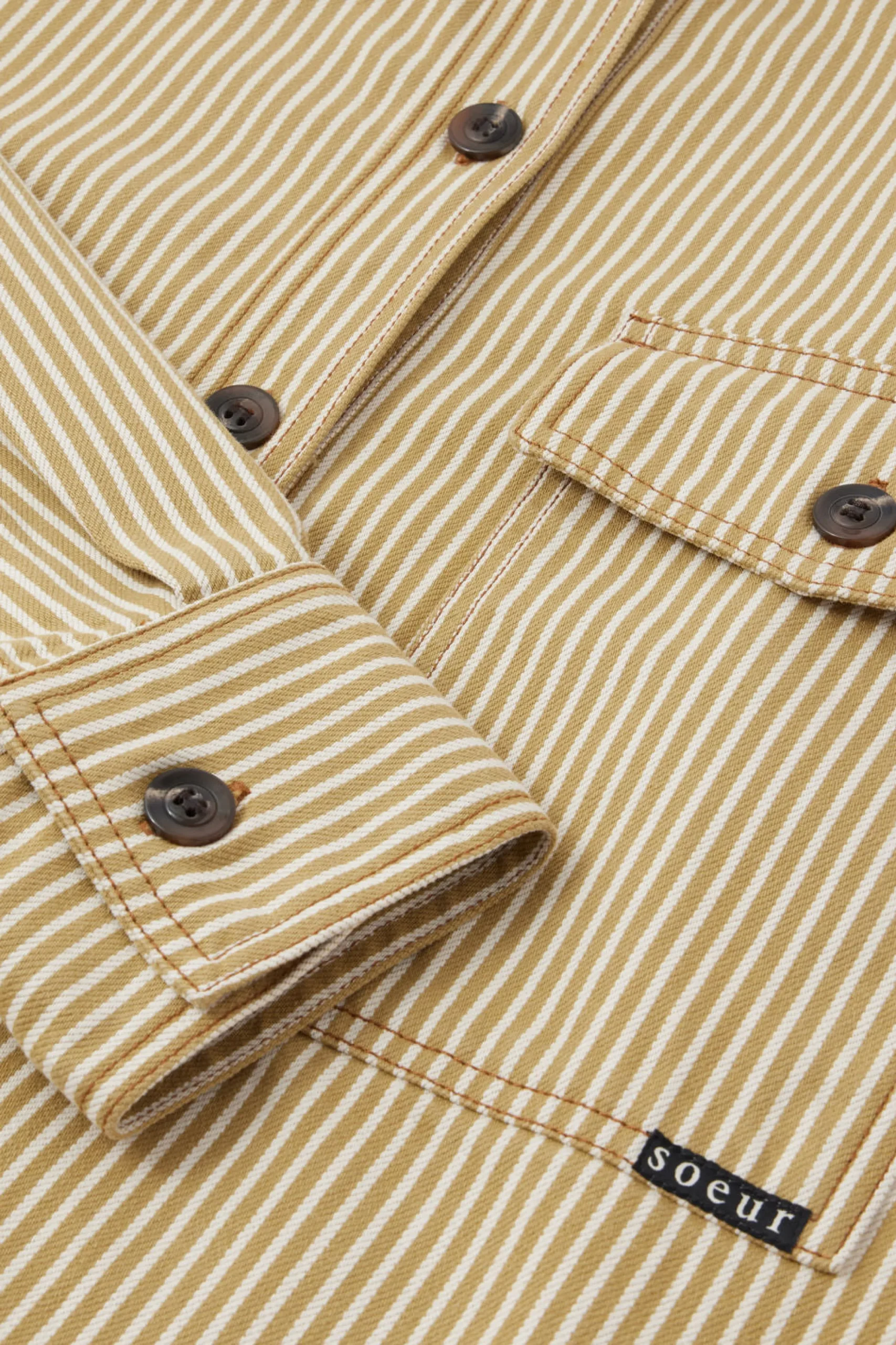 Clearance Soeur chemise cadet beige/écru
