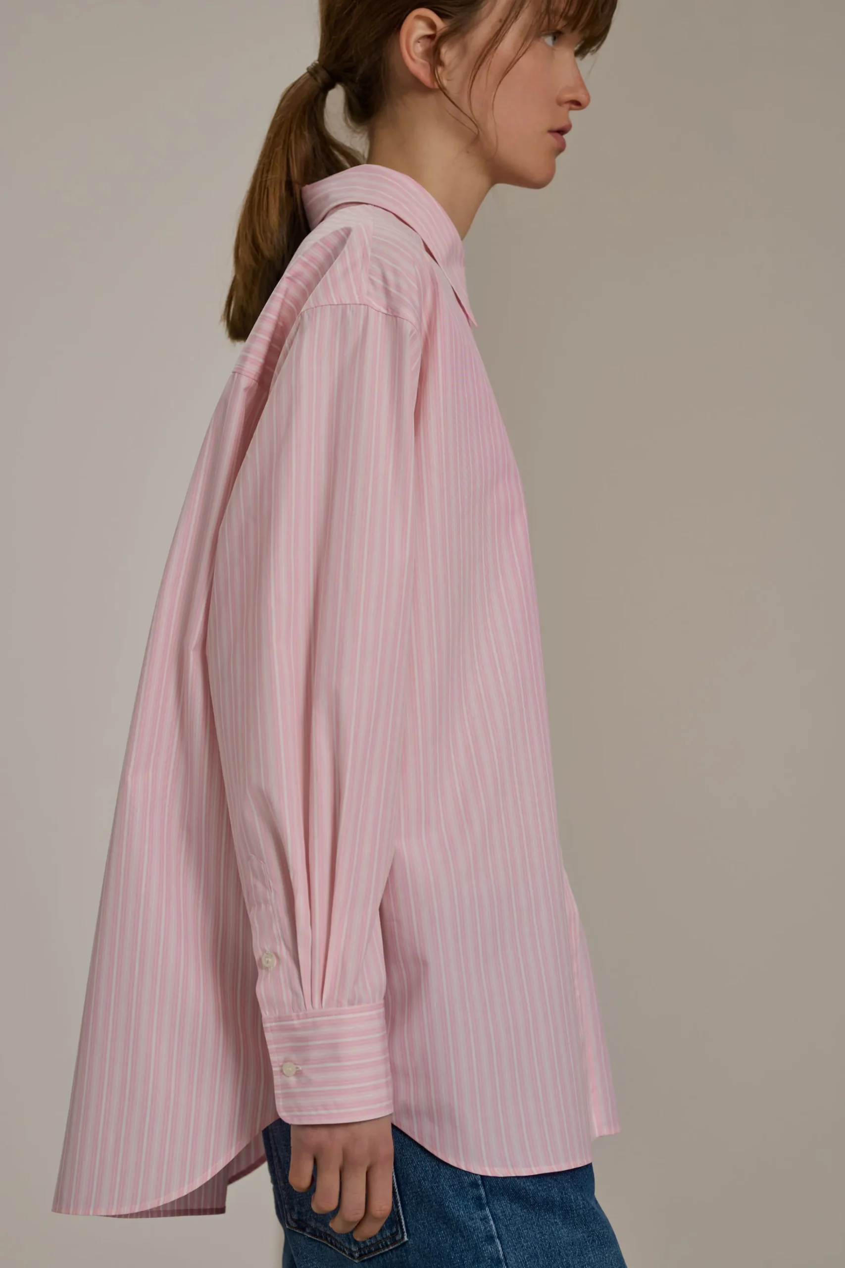 New Soeur chemise carlotta rose/blanccassé