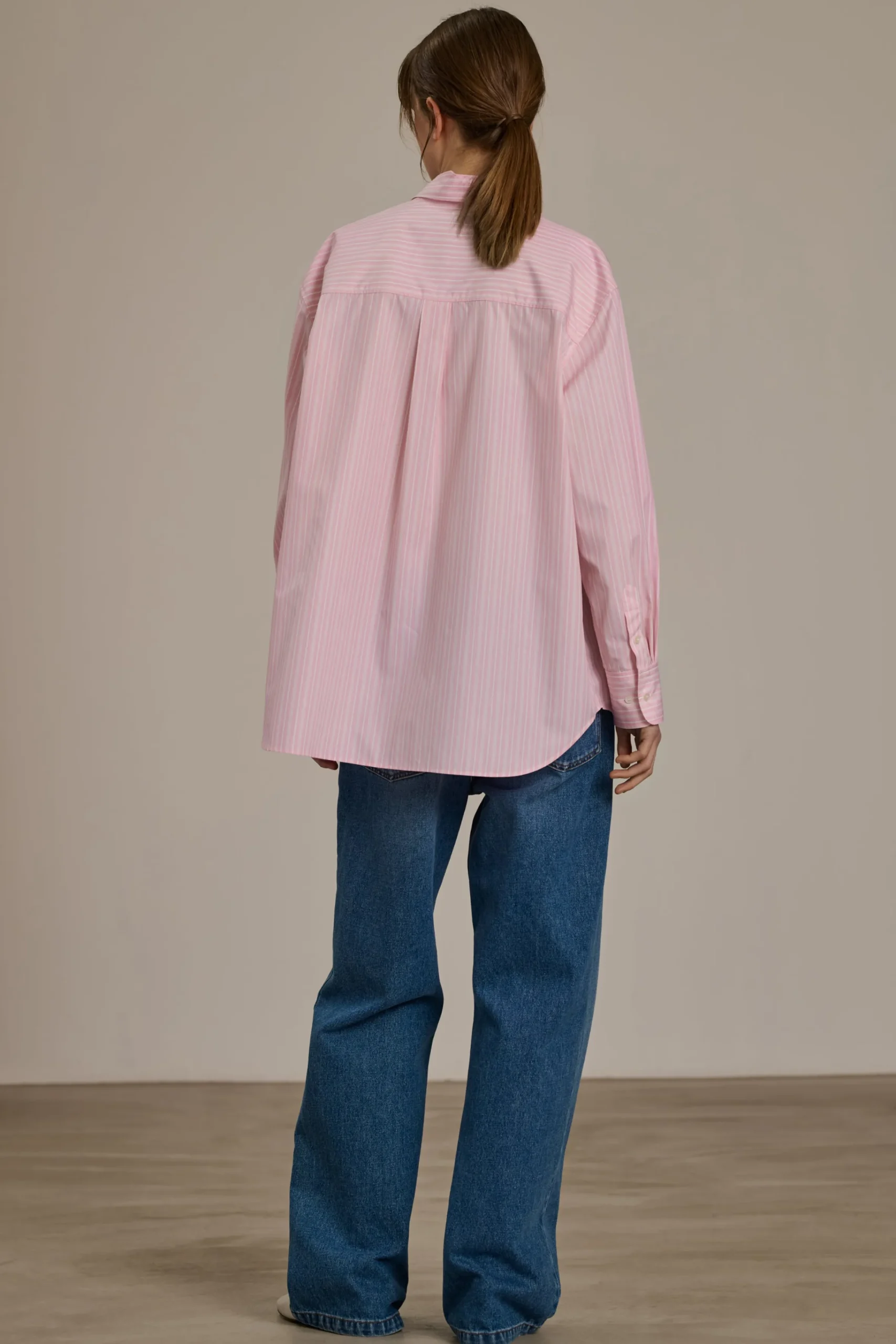 New Soeur chemise carlotta rose/blanccassé