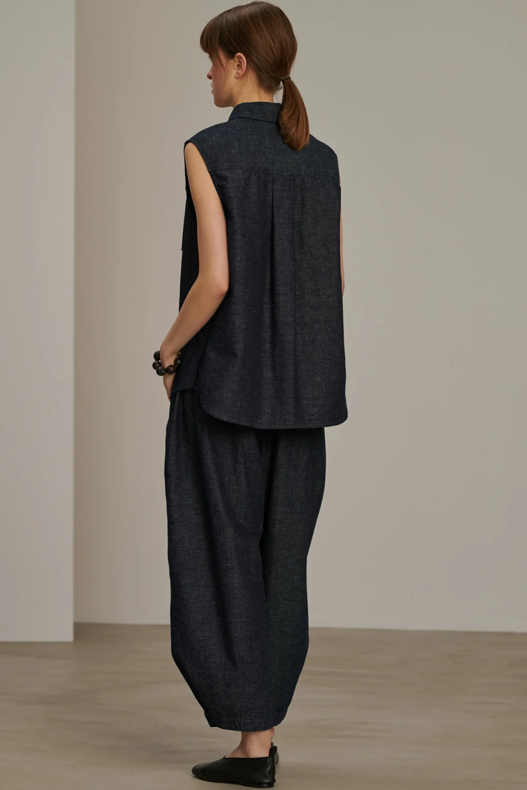 Online Soeur chemise charlotte bleu/noir