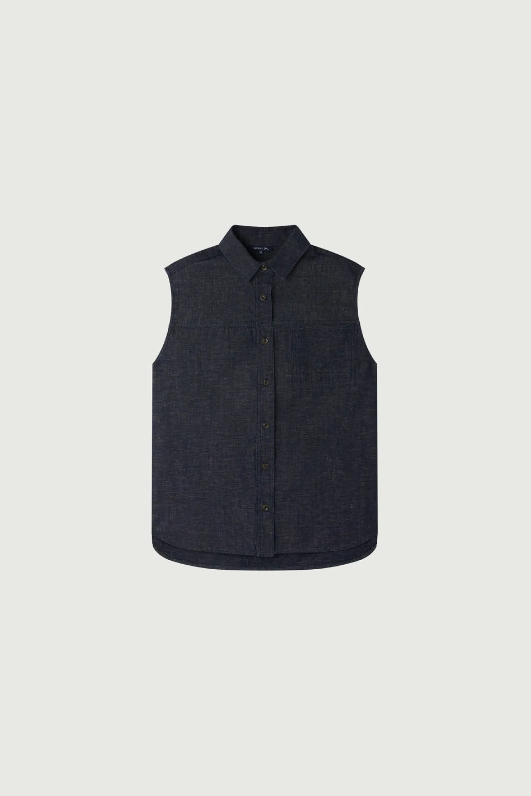 Online Soeur chemise charlotte bleu/noir