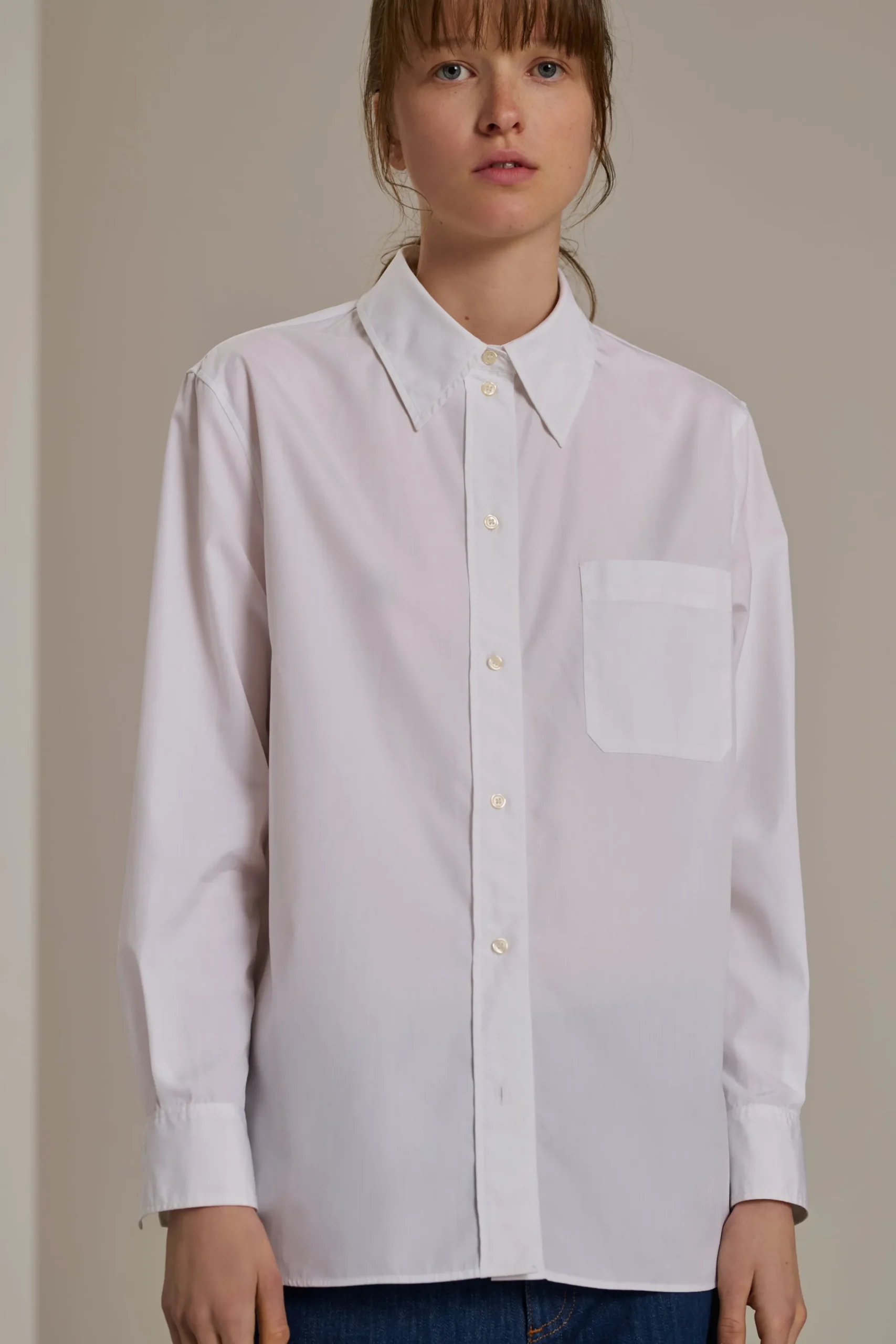 Discount Soeur chemise saphir blanc