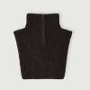 Online Soeur col wool gris/bordeaux