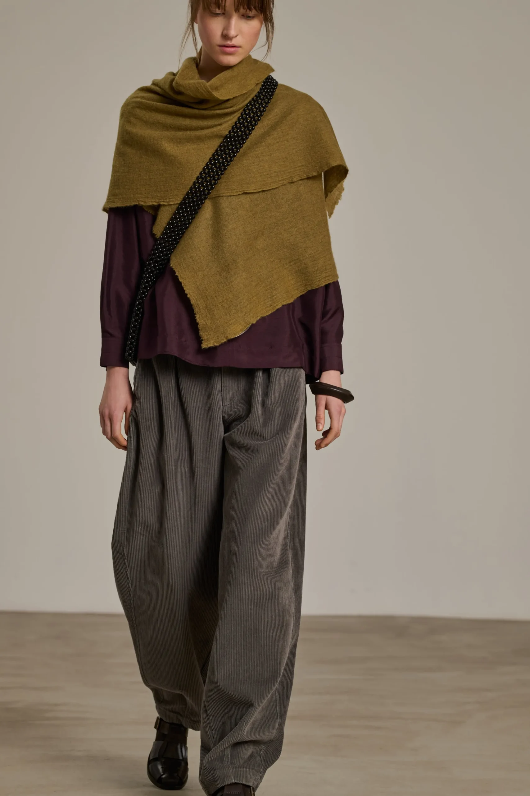 New Soeur echarpe wisdom kaki/bronze