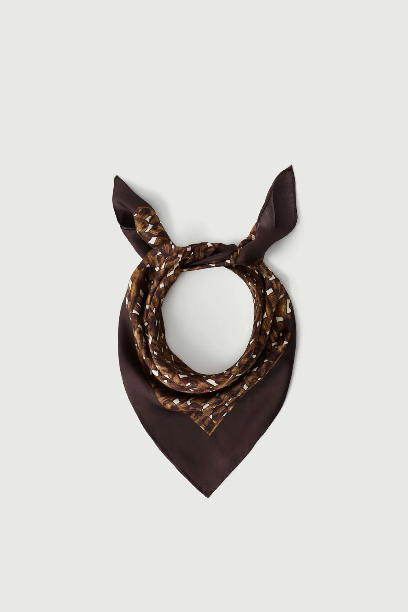 Sale Soeur foulard capucine charbon/écru