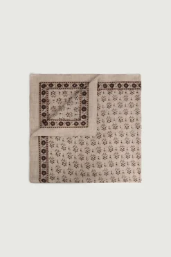 Hot Soeur foulard classique grisclair/aubergine