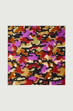 New Soeur foulard dalton noisette/fuchsia