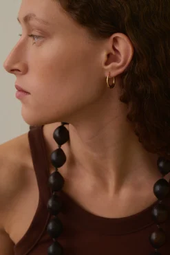 Sale Soeur grandes créoles doré