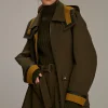 Clearance Soeur manteau berne kaki
