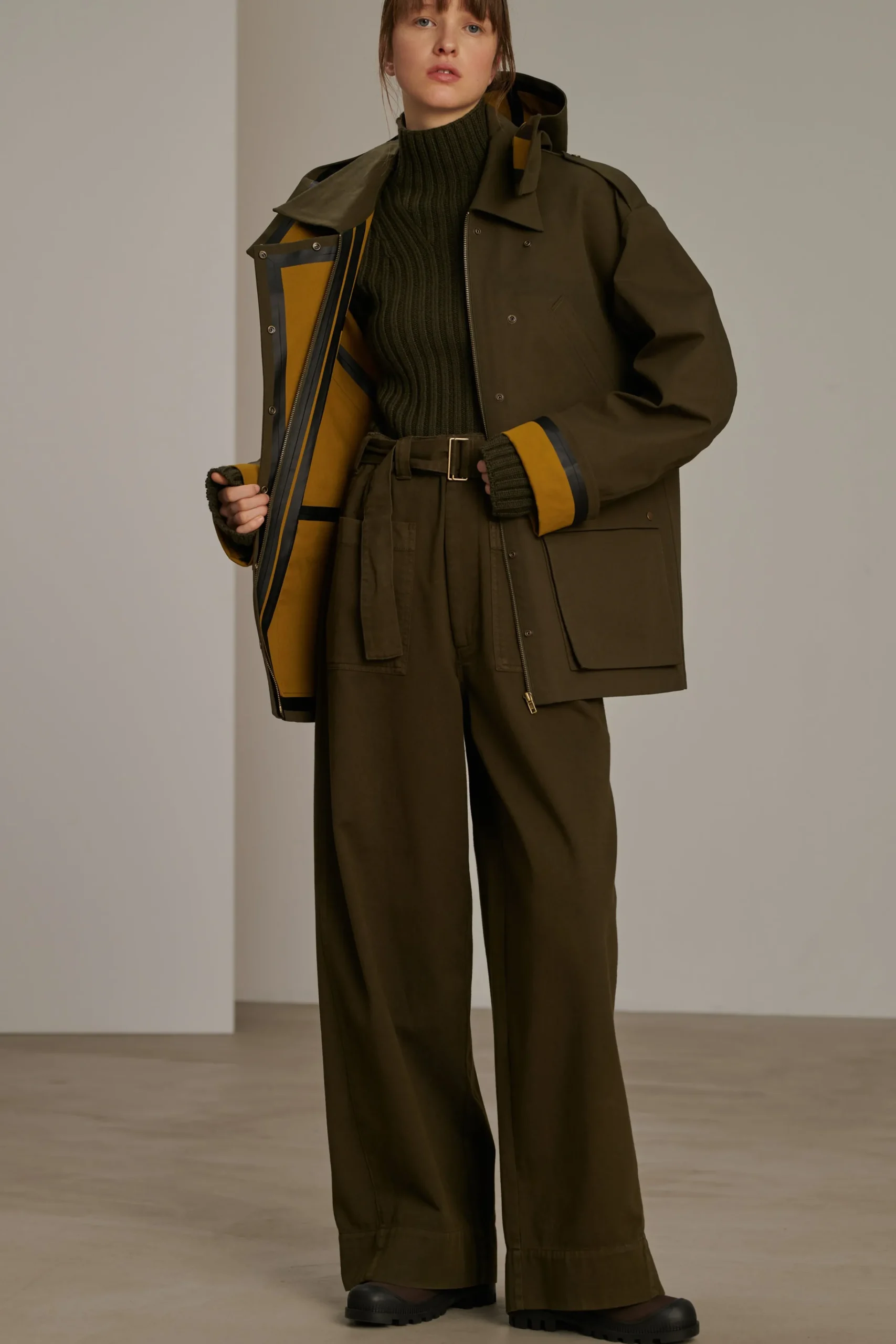 Clearance Soeur manteau berne kaki