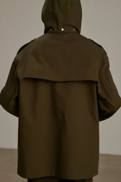 Clearance Soeur manteau berne kaki