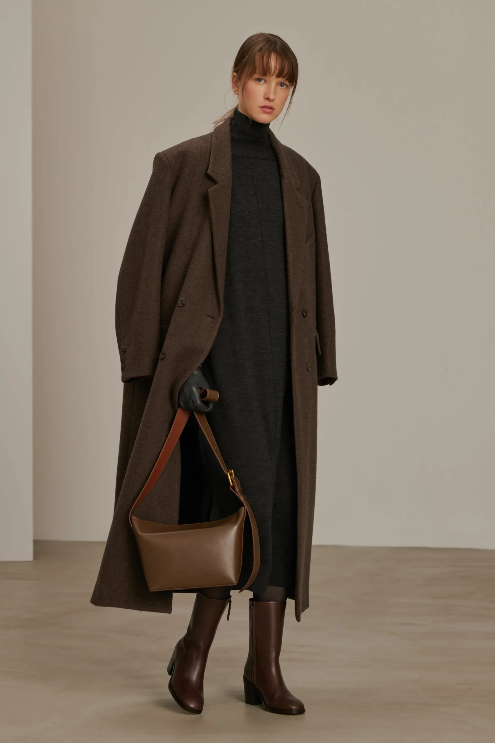 Hot Soeur manteau coligny châtaigne