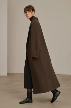 Hot Soeur manteau coligny châtaigne
