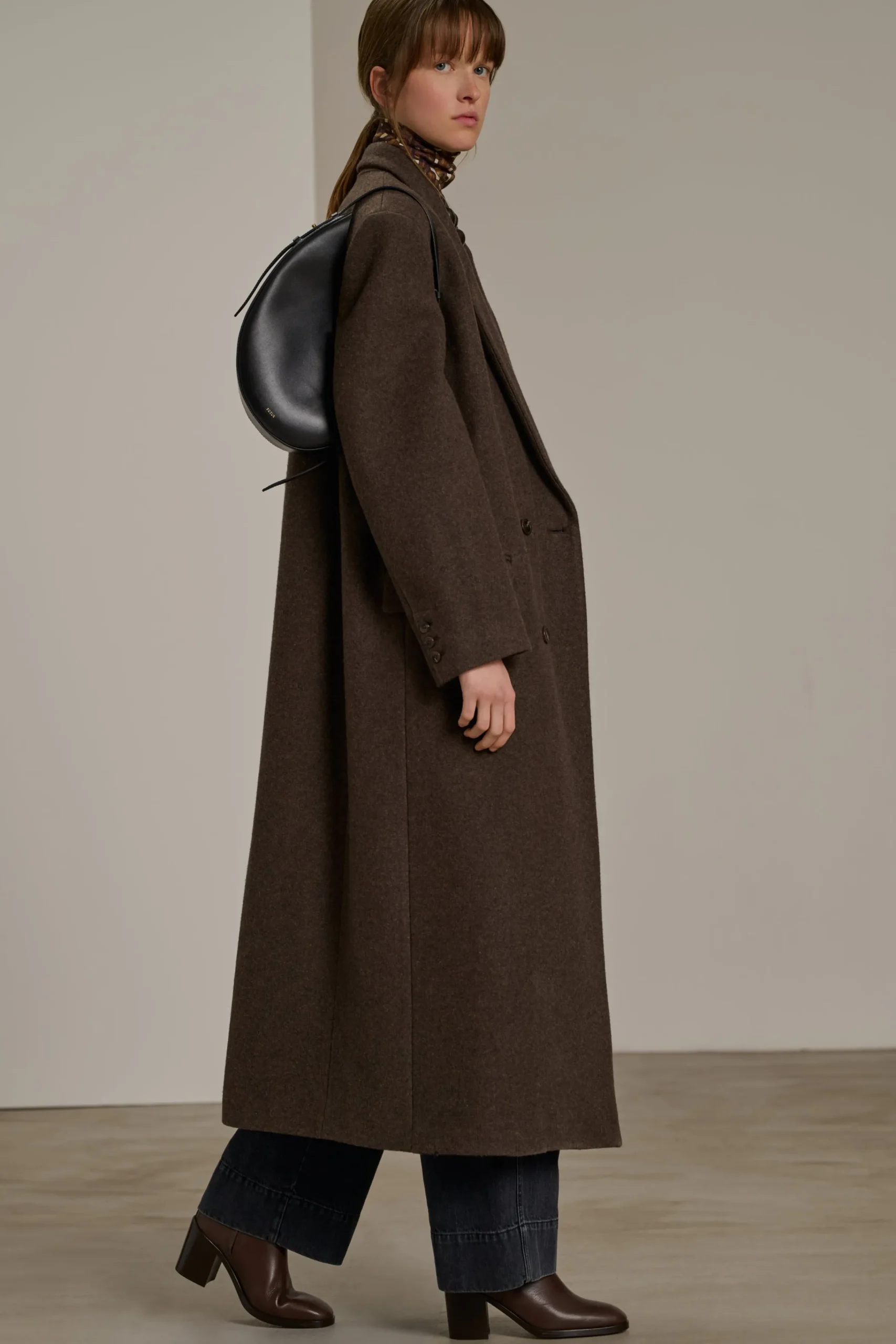 Hot Soeur manteau coligny châtaigne