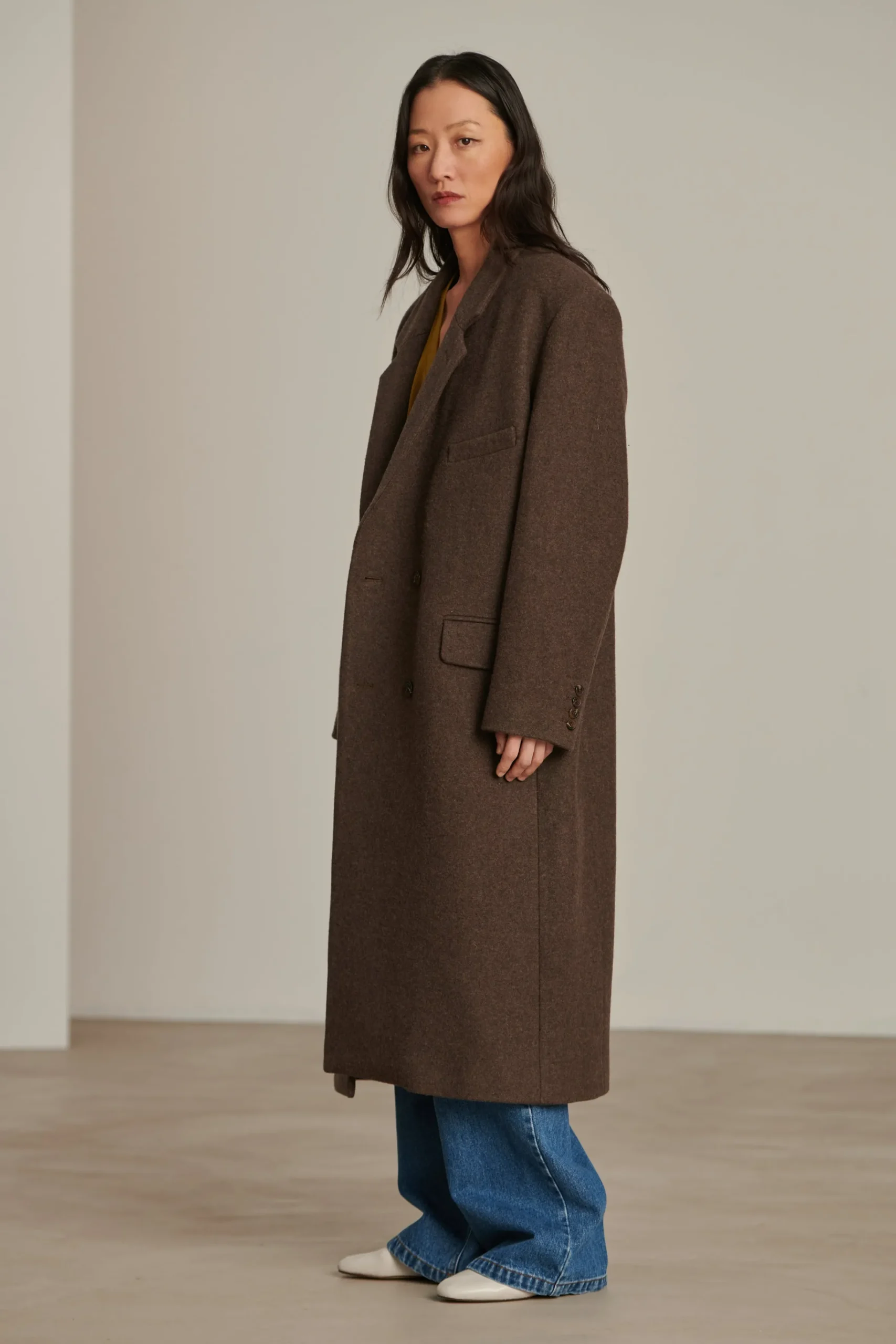 Hot Soeur manteau coligny châtaigne