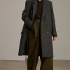 Hot Soeur manteau wadden grischinéfoncé