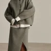 Hot Soeur manteau windsor grisclairchiné