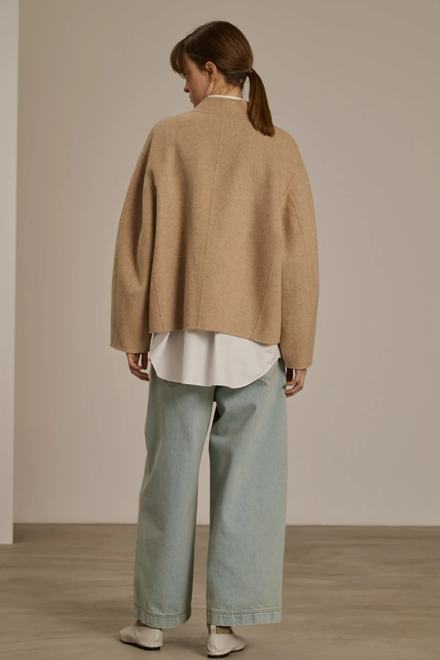 New Soeur manteau windsor beigechiné