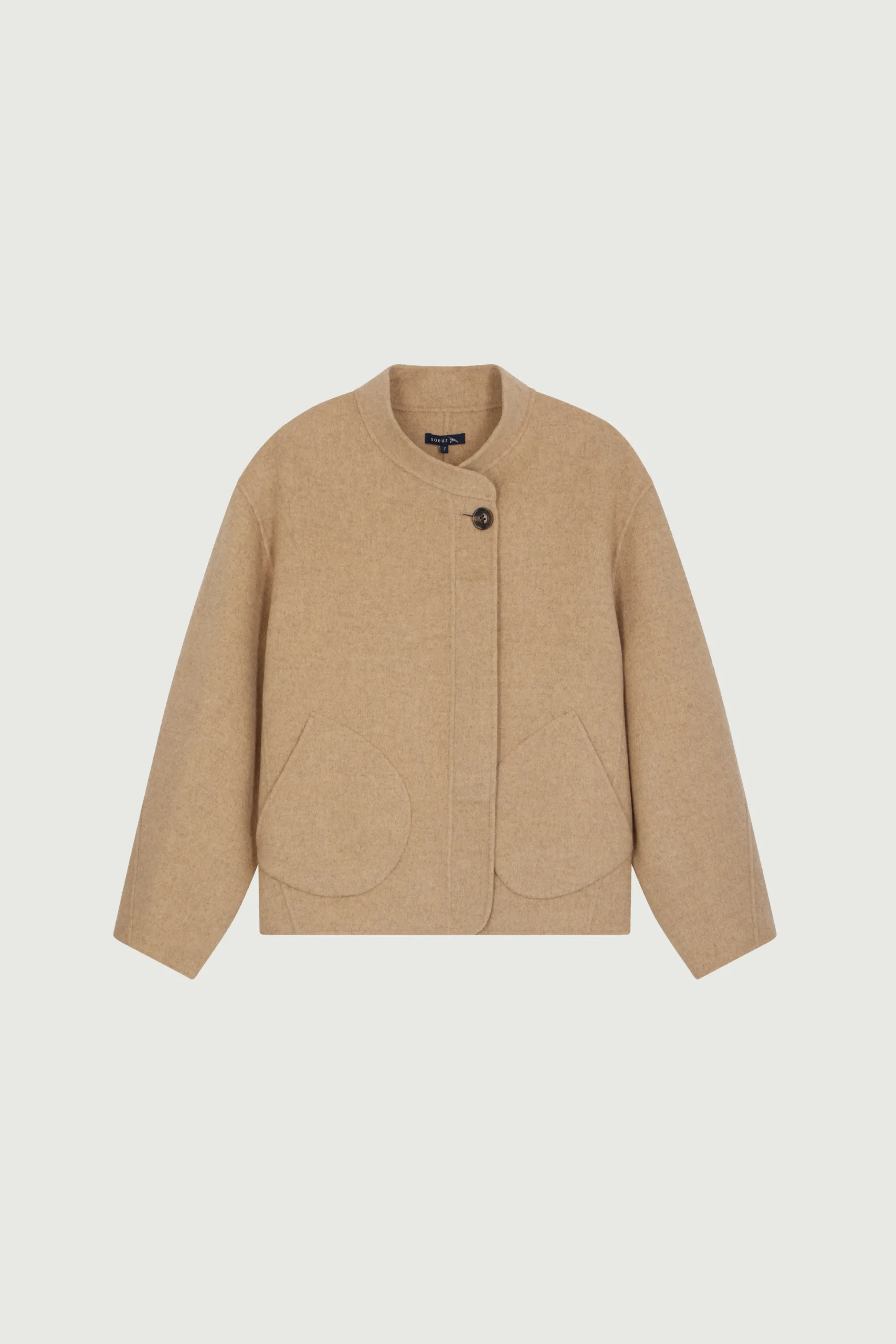 New Soeur manteau windsor beigechiné