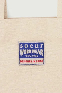 Best Soeur mini tote bag écru