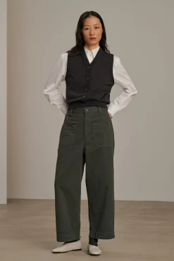 New Soeur pantalon boy bleugris