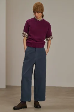 Hot Soeur pantalon clovis bleu