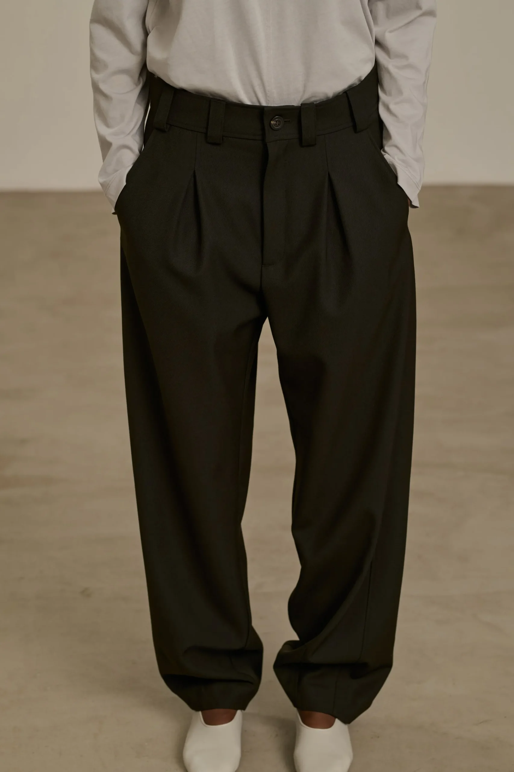 Online Soeur pantalon timon kakifoncé