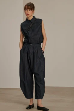 New Soeur pantalon vernon bleu/noir