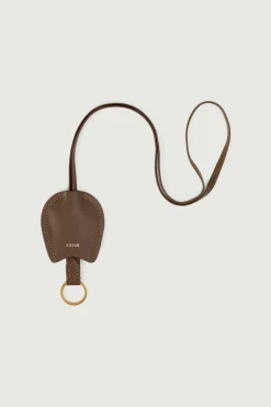 Hot Soeur porte-cles weekly taupe/cognac