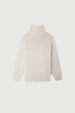 New Soeur pull basque gris/écru