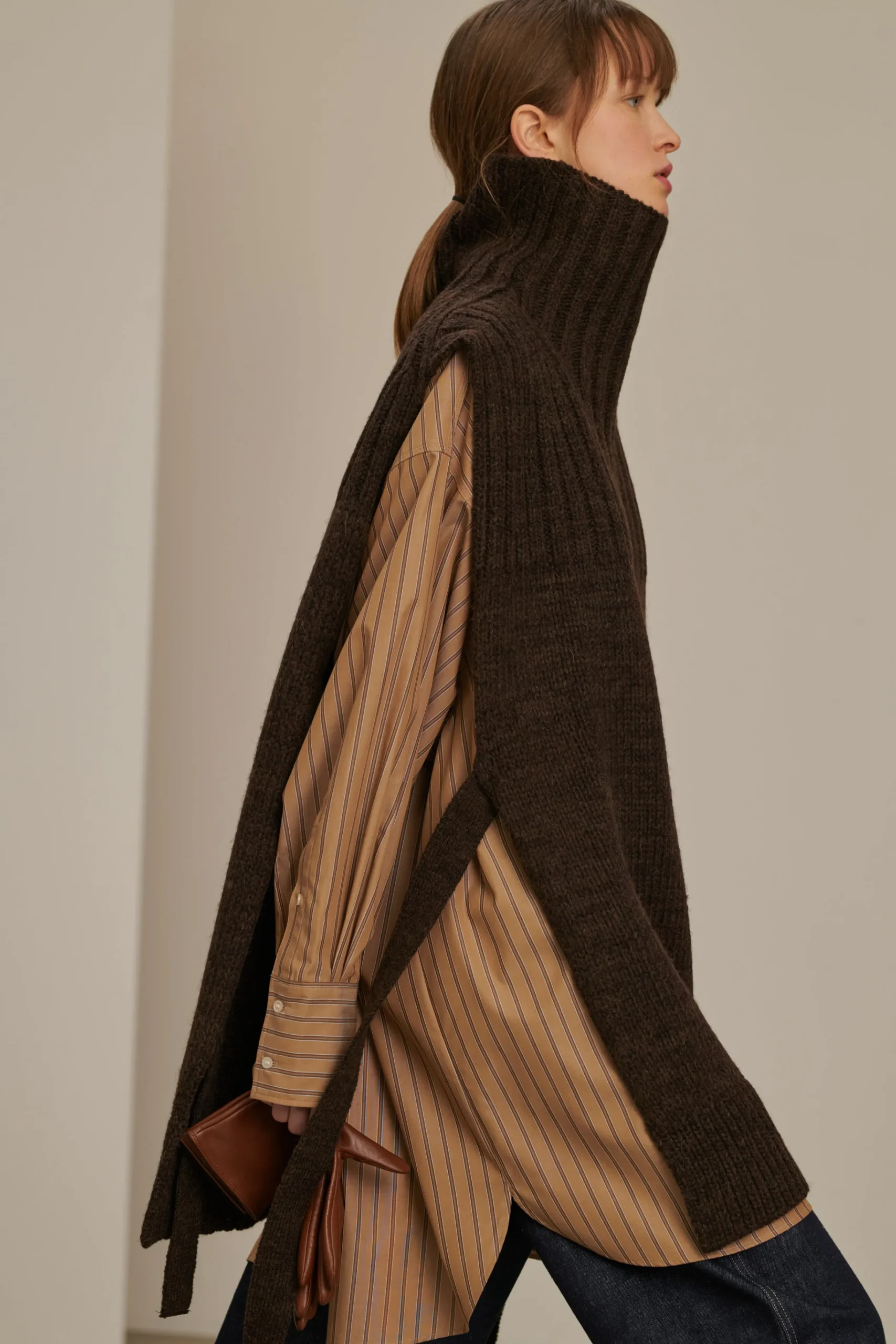 Sale Soeur pull biarritz marron